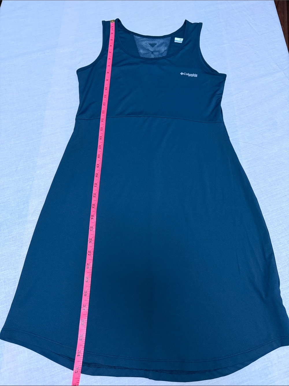 Columbia PFG Athletic Tank Dress Navy Active Sz S - Picture 4 of 9